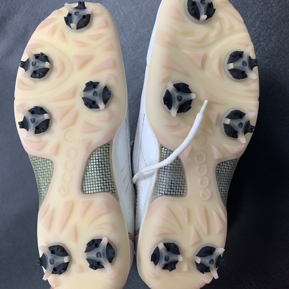 Ecco White And Pink Sneaker Size 38 - Picture 8 of 8